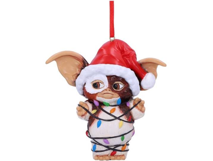 Nemesis Now - Gremlins Kerstbal - Gizmo in Fairy Lights Hanging Ornament - Meerkleurig
