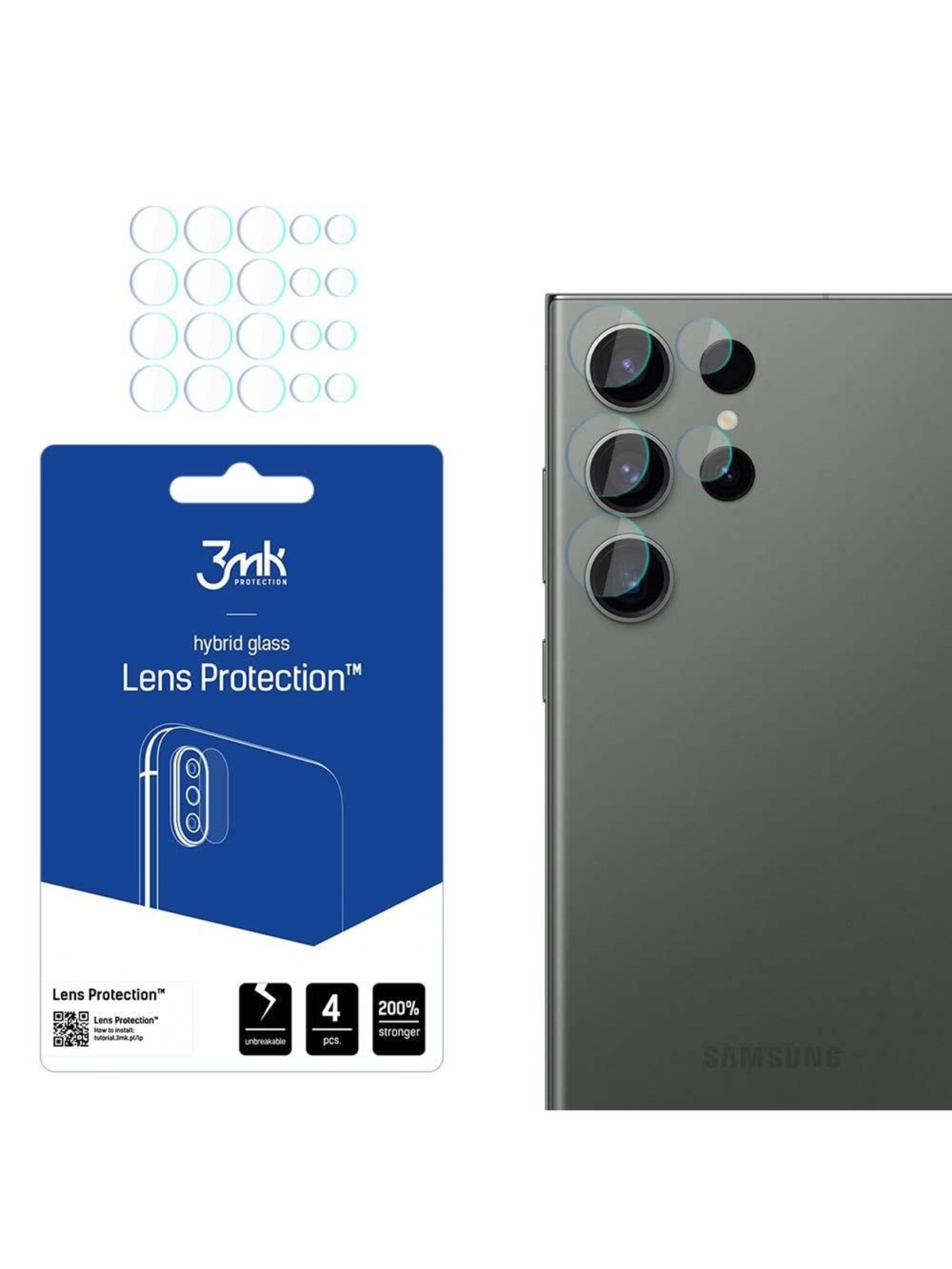 3mk Samsung Galaxy S23 Ultra - Lens Protection