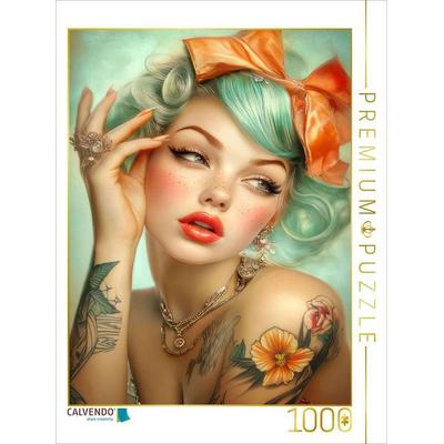 CALVENDO Puzzle Pin-up Girls | 1000 Teile Lege-Größe 64x48cm Foto-Puzzle für glückliche Stunden