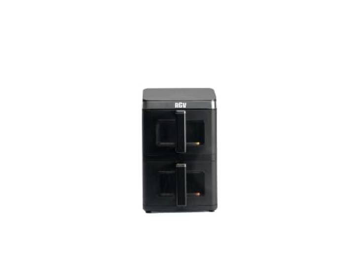 RGV Luftfritteuse V10 Dual Vertikaler Doppelkorb, 5 Liter
