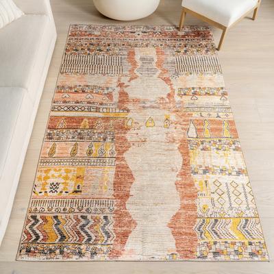 Nuloom Kallie Abstract SplashGuard Machine Washable Area Rug