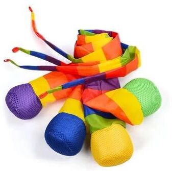 Useful Little Things Rainbow Tail Catch Ball Toy 25.59 In Random Color