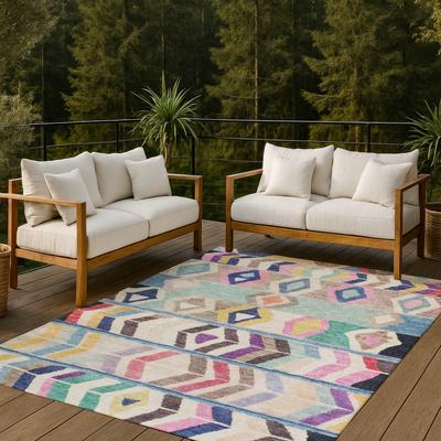 Addison Rugs Machine Washable Indoor/ Outdoor Global Bremen Chantille Rug