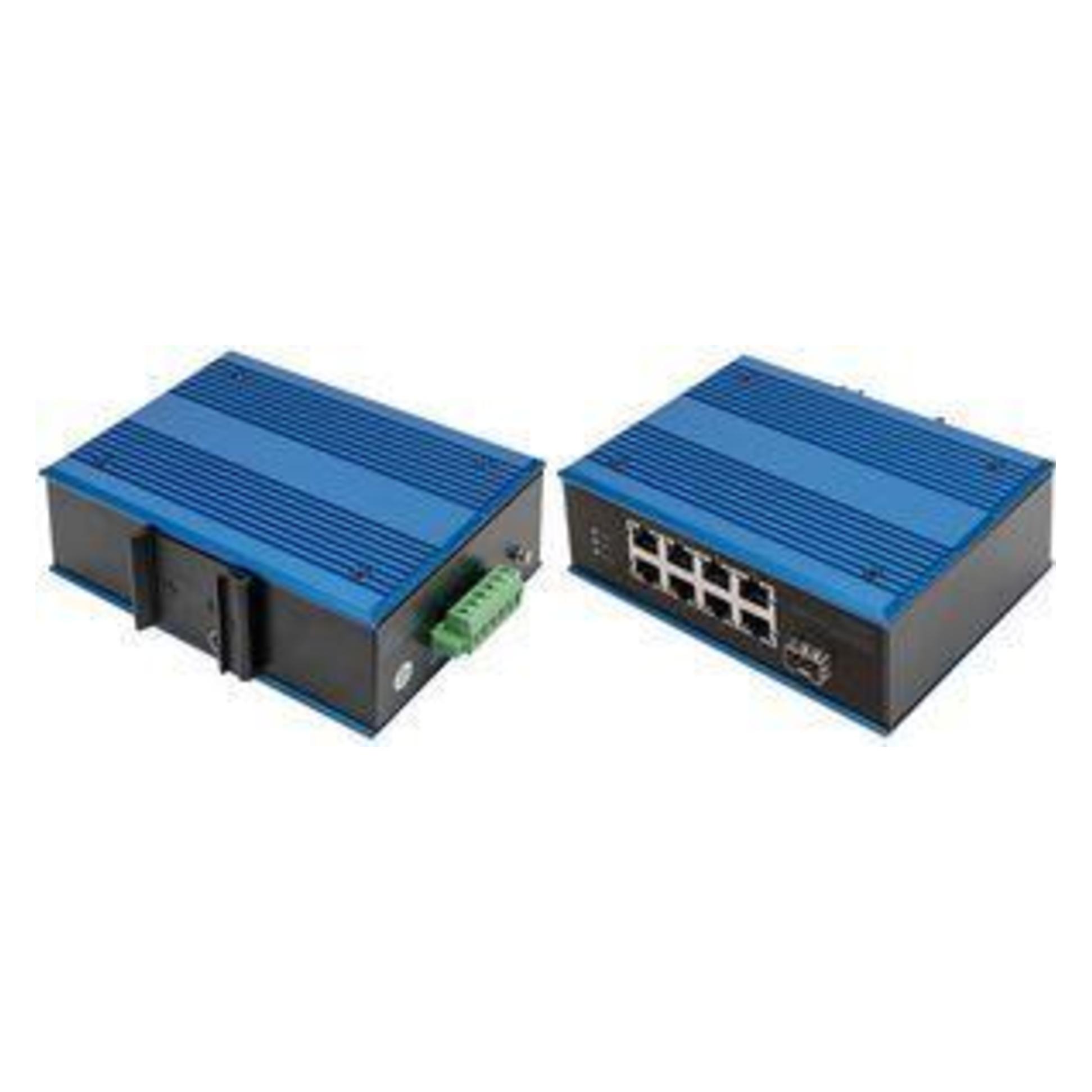 Digitus 8-Port 10/100Base-TX(PoE) to 100Base-FX Industrial PoE Switch (8 Ports) (DN-651133)