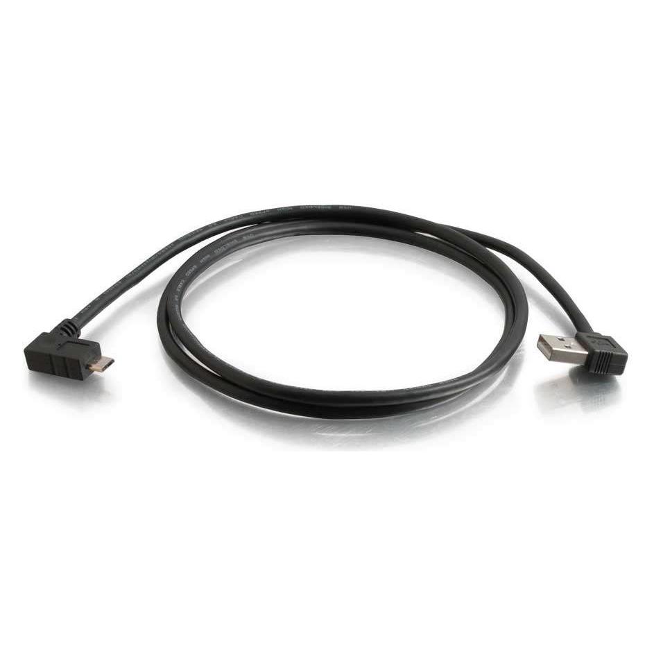 C2G USB 2.0 A Right Angle to Micro-USB B (2 m, USB 2.0) (81705)