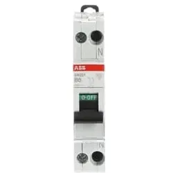 ABB Sicherungsautomat SN201, 1+N, 6A, B, 6kA - SN201-B6