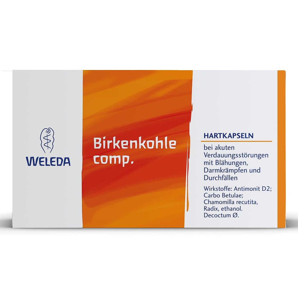 WELEDA AG Birkenkohle compositus Hartkapseln 01390144