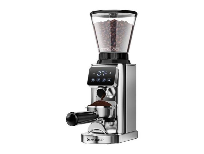 AMZCHEF Kaffeemühle AMZCHEF CE-CG209-SV Kaffeemühle (Silber)
