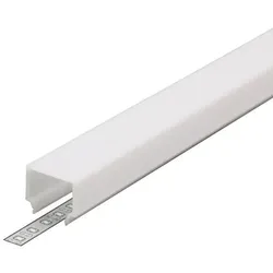 Brumberg 53432070 Kunststoff-Abdeckung, opal, L x B x H: 2.000 x 23 x 19,5 mm, Transmissionsgrad:
