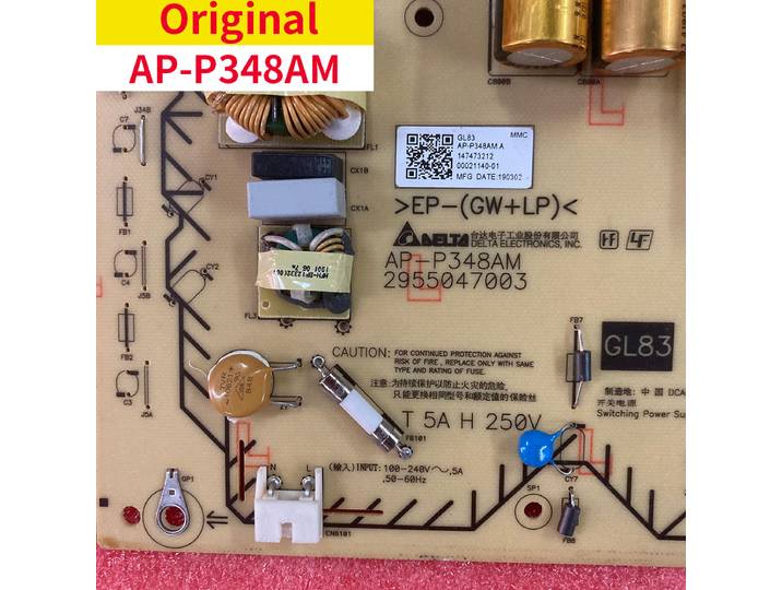 Carte d'alimentation d'origine AP-P348AM 2955047003 pour téléviseur 75 KD-75X8588G KD-75X8500F