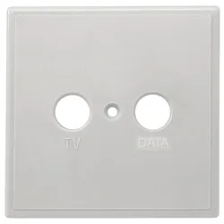 Axing TZU2-01 Abdeckung, TV/DATA, einteilig TZU00201 TZU 2-01