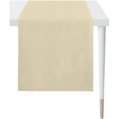 Tischläufer APELT "Apart, LOFT STYLE", beige (sand), B:48cm L:145cm, Polyester, Tischdecken, UNI-BASIC