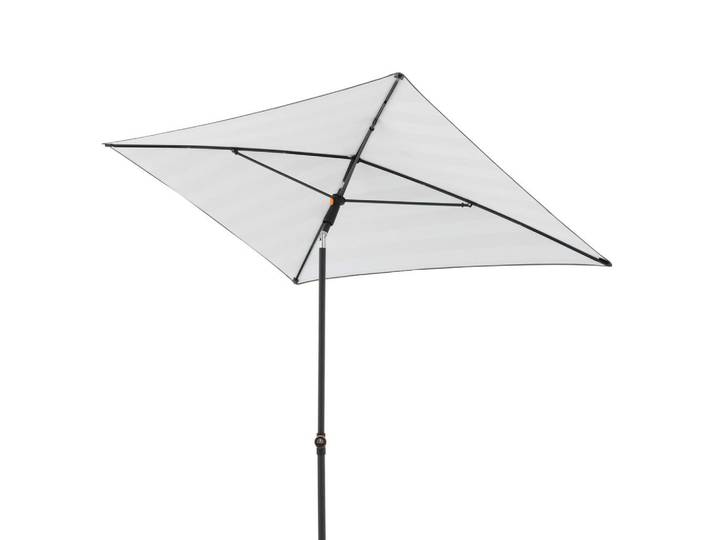 Doppler Sonnenschirm, Anthrazit, 190x125 cm, lichtecht, Knickgelenk, geeignet für Balkon, Sonnenschutz, Sonnenschirme