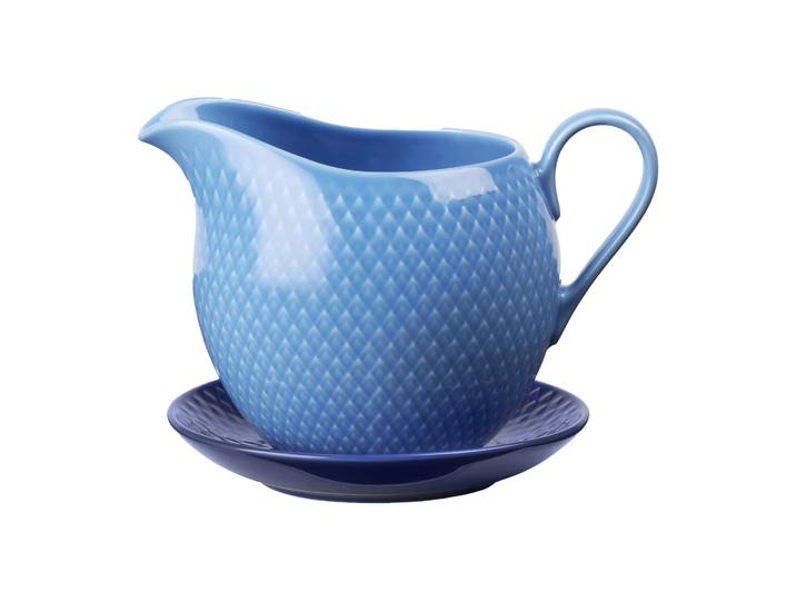 Lyngby Porcelæn Bol à sauce Rhombe 67cl Bleu