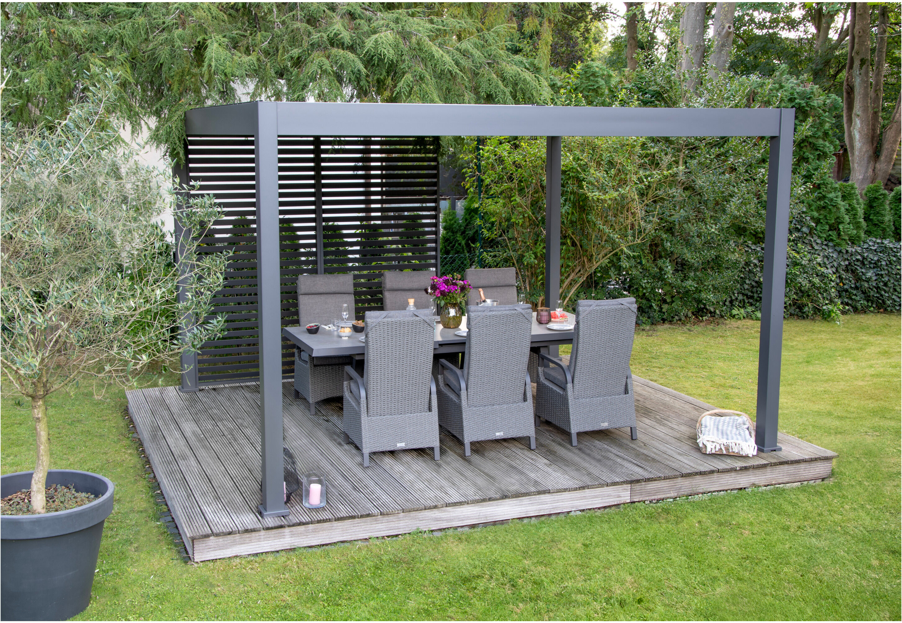 BELLAVISTA - HOME & GARDEN® Sichtschutz-Lamellenelement »Oasis«