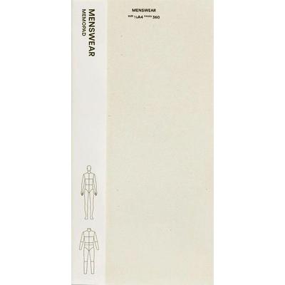 Fashionary Menswear Memopad, Taschenbuch von Fashionary, Fashionary, 978-988-771-117-9