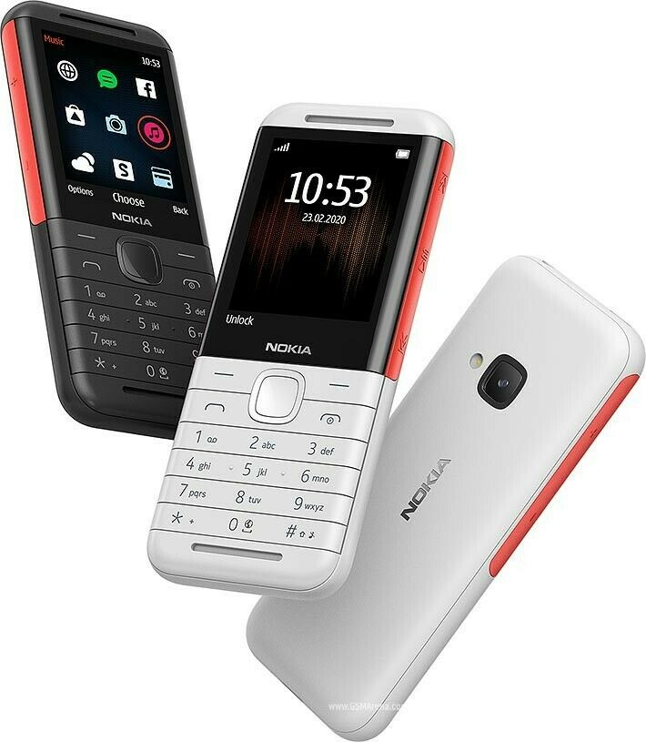 Nokia 5310 (2020) mobiele telefoon - Wit/Rood (zonder simlock, dual SIM)