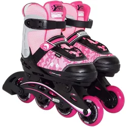 BEST Sporting Inline Skates für Kinder und Jugendliche, ABEC 5 Carbon, pink / schwarz, Größe: 29-34