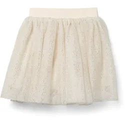Tchibo - Kinder-Glitzer-Tüllrock - Mädchen - Gr. 110/116 - creme