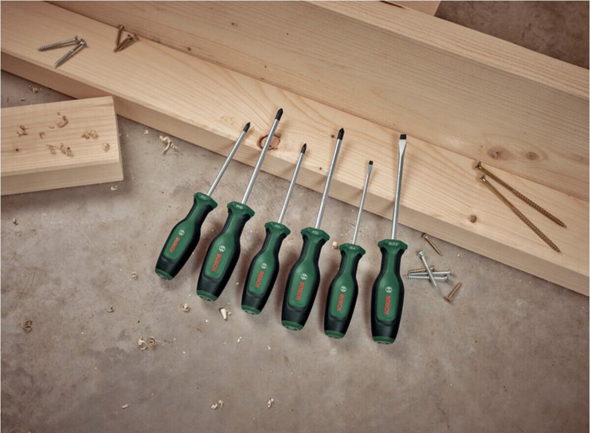 Bosch Handwerkzeuge Schraubendreher-Set, 6-tlg. (1600A02BX7)