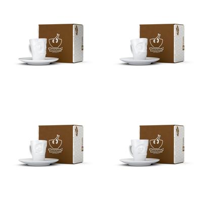 DKG utils Fiftyeight Espressotassen Set 4-tlg. Nr 009 weiß Mokkatassen