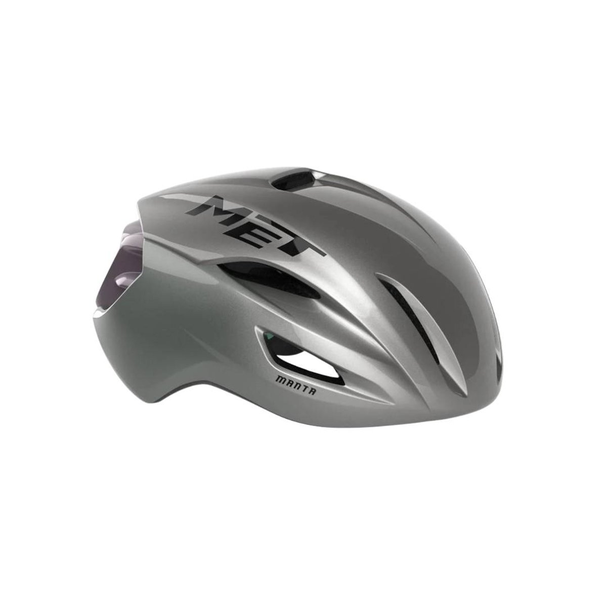 Capacete Met Manta Mips Cinza Prata, Tamanho M (56-58 cm)