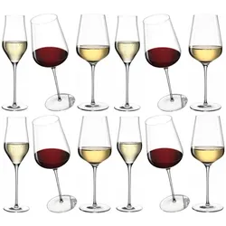 Leonardo Weingläser-Set Brunelli 6.64 l, 12 Stück, Transparent, Weingläser, Transparent