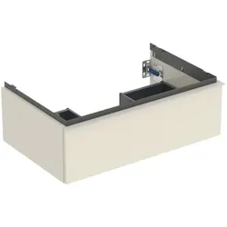 Geberit iCon Waschtisch-Unterschrank 502311JL1 74x24,7x47,6cm, sand hochglänzend/Griff sand matt