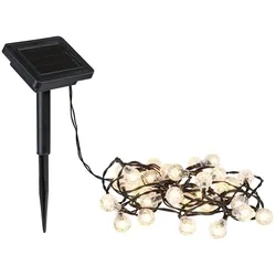 Paulmann Solar LED Lichterkette Soala IP44 3000K 30x3lm Schwarz 94874