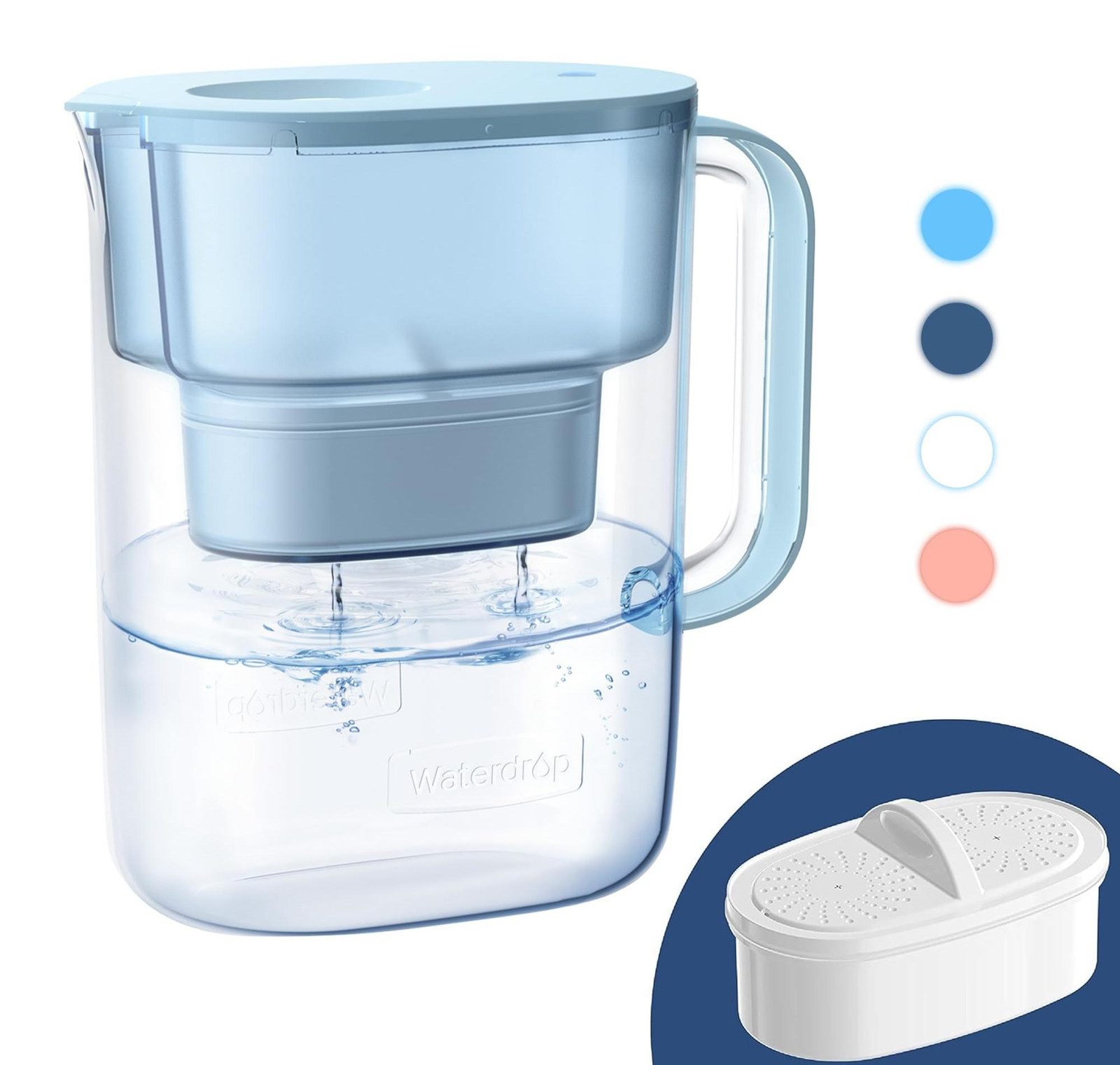 Dripio Waterfilterkan, 200 liter, blauw