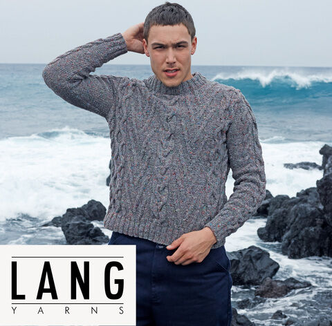 Strickanleitung – Pullover "Valentin" aus Lang Yarns Donegal Tweed+