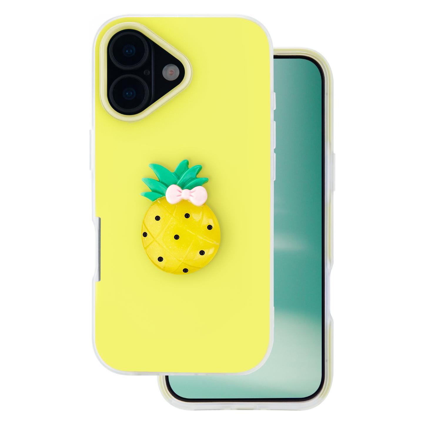 OEM Fruit 2in1 case for iPhone 16 6,1" yellow (Apple iPhone 16) (GSM275543)