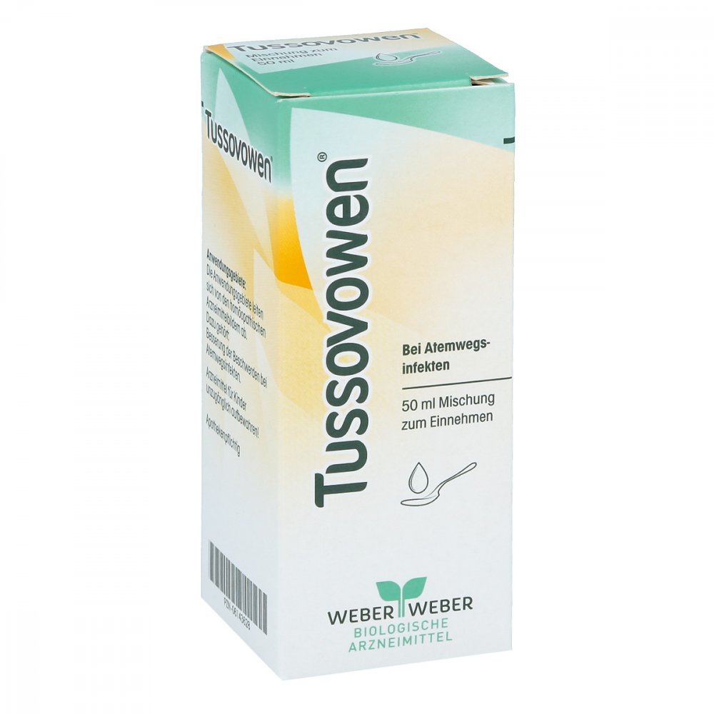 WEBER & WEBER GmbH Tussovowen Tropfen zum Einnehmen 06143628