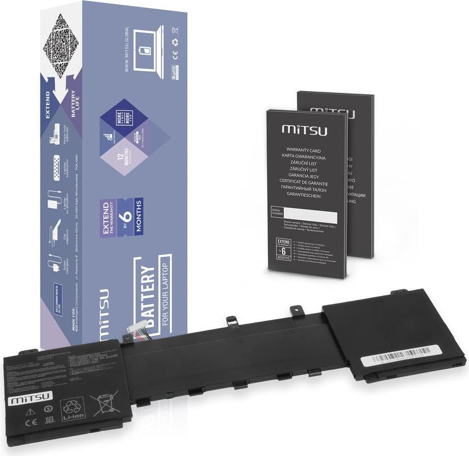 Mitsu Accu C42N1728 voor Asus Zenbook Pro UX550G UX580G U5500G U5500 U5500GD