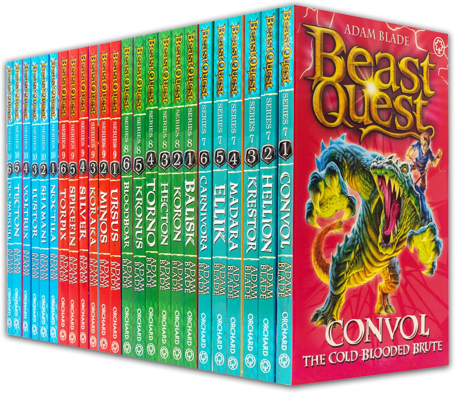 ORCHARD BOOKS Beast Quest Series 7 - 10 Sets 24 Books Collection (Series 7 Books 1-6, Series 8 Books 1-6, Series 9 Books 1-6, Series 10 Books 1-6)