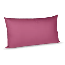 fleuresse Satin-Kissenbezug Satin 40 x 80 cm Rot Beere