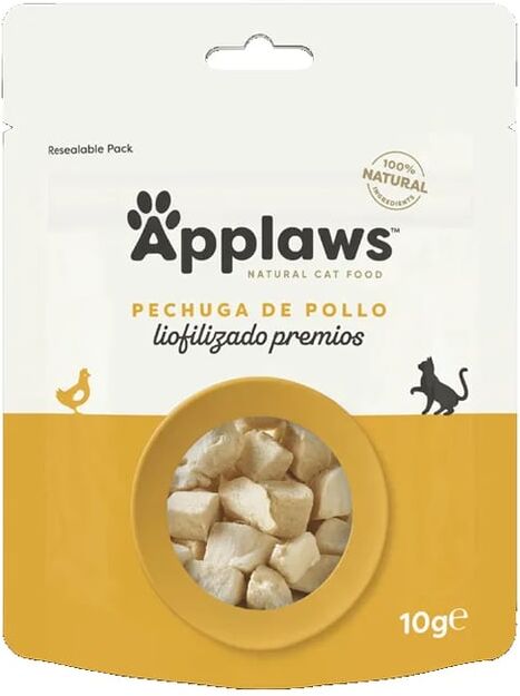 Applaws Cat Snack Peito De Frango Liofilizado 12 un x 10g