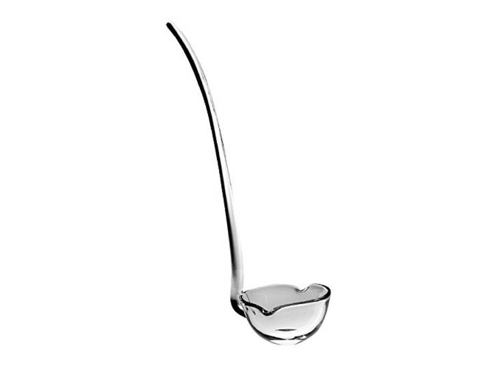 BARSKI – Europäische Qualität – quadratischem Boden – Glas – Punch Schöpflöffel – 35,6 cm lang – Made in Europe