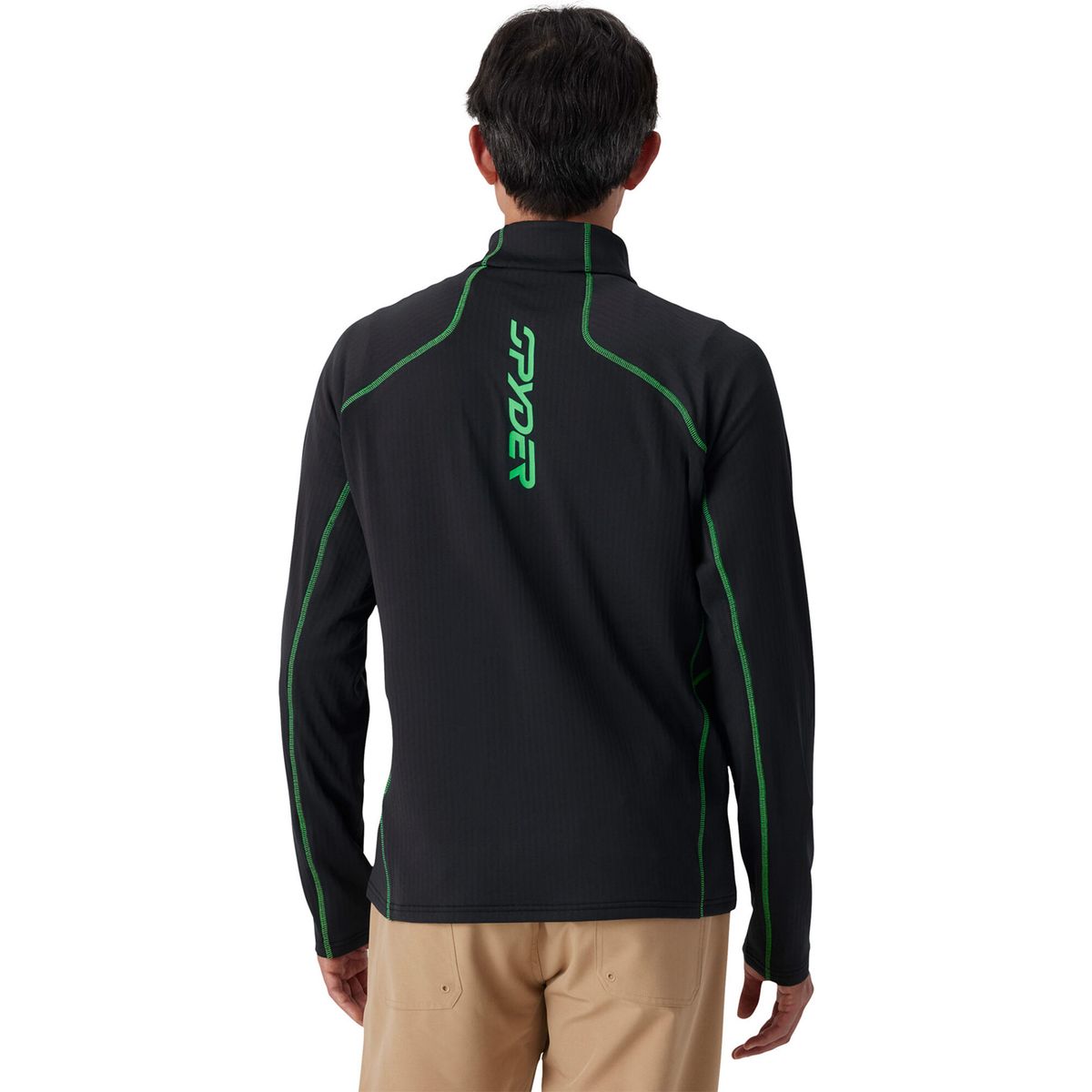 Spyder Gridweb Fleece 1/2 Zip strobe green (SBG) M 38A483624-SBG-M