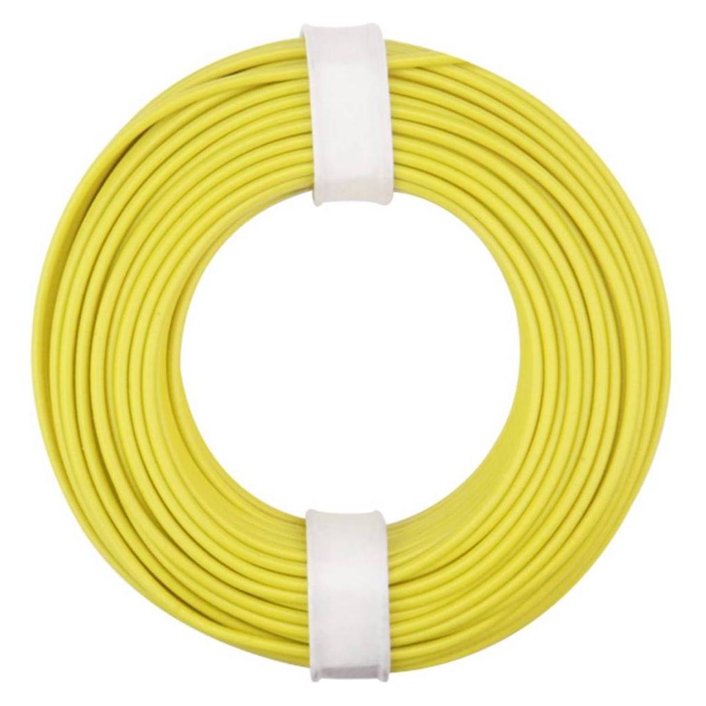 Donau KUPFERSCHALT-LITZE 0,50 / 10m gelb (10 m) (175-013)