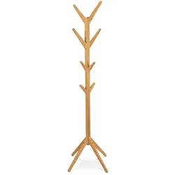 Autronic Kleiderständer 176 cm Bambus braun DR-N191 NAT