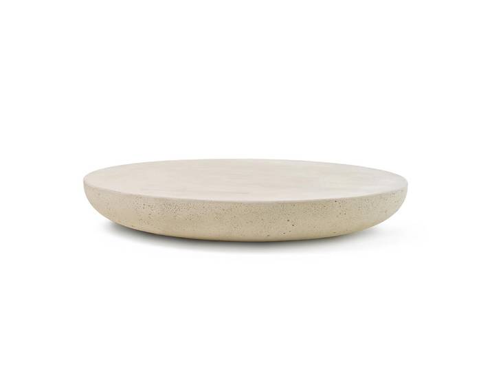 MOGG table basse OLO CIMENT (Ivoire, Ø 100 cm - Ciment)