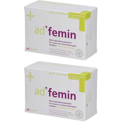 Adfemin Monatspackung 30 Weichkaps.+30 Tabl. x2 2x1 St Kombipackung