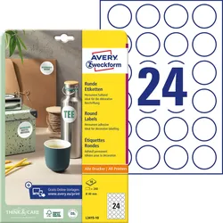 AVERY Zweckform Etiketten L3415-10 weiß 40,0  x 40,0 mm