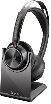 Hp poly voyager focus 2 microsoft teams certified usb-c headset +usb-c/a adapter
