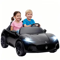 MASERATI Kinder-Elektroauto Metall Kunststoff Schwarz