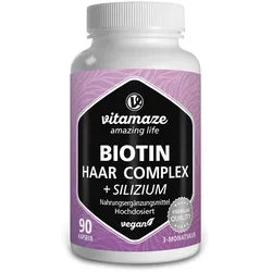 BIOTIN HAAR Vitamine Komplex hochdos.+Silizium Kps 58,59 g