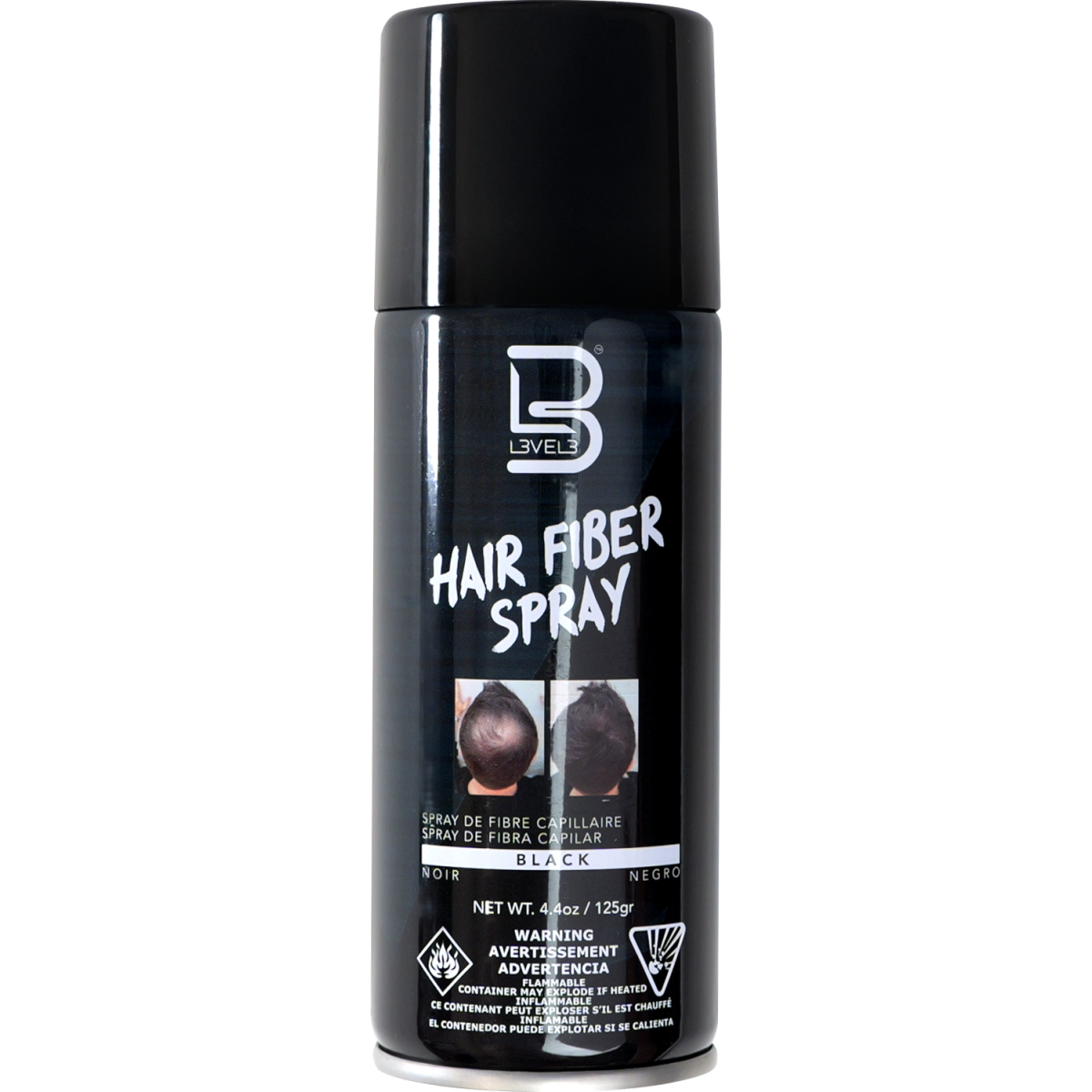 Eino GmbH Level 3 Hair Fiber Spray Black 200ml