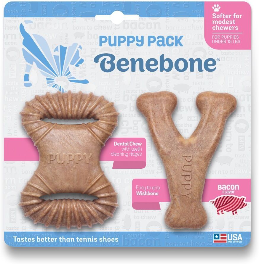 Benebone - Puppy 2-Pack Dental Chew/Wishbone - 10cm - (85411100449)