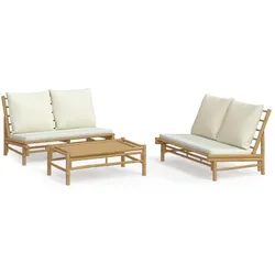 vidaXL, Gartenlounge, Dadenia (2x Bank + 2x Stuhl + Tisch)